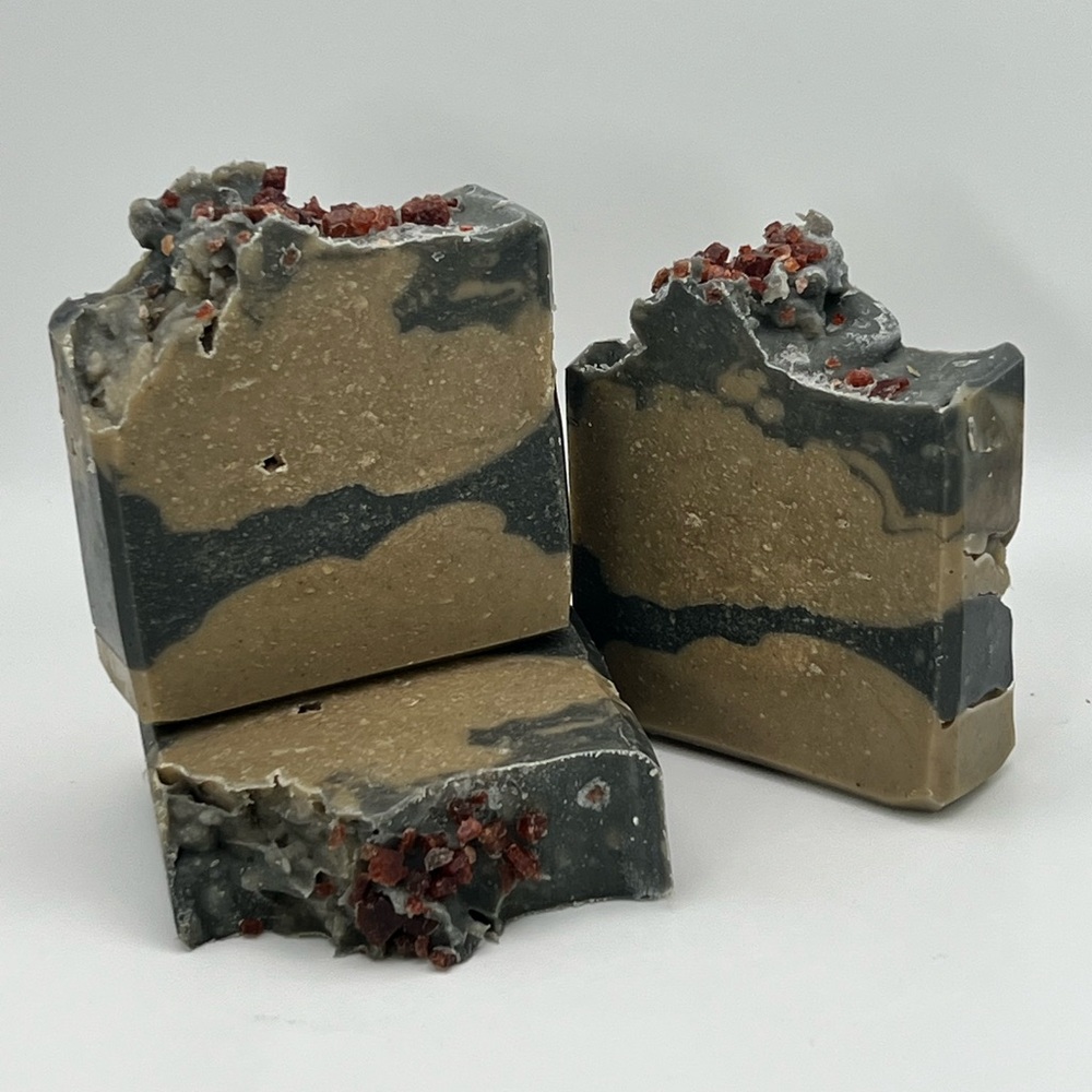 Hand crafted facial cleansing bar with Camel Milk, retail or bulk